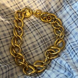 Gold Link necklace with toggle closure .. Anne Klein